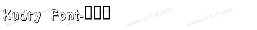 Kudry Font字体转换